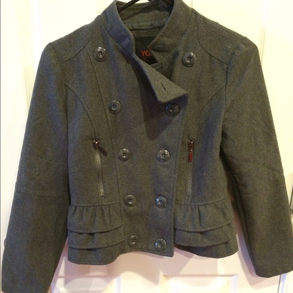 Children's Gray Pea Coat