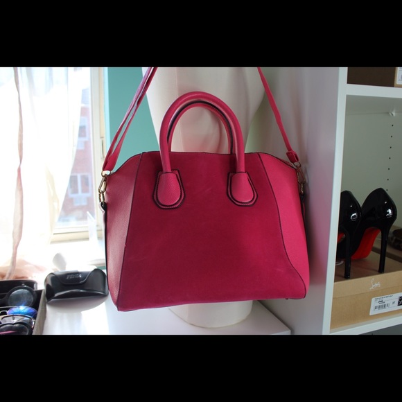 Spring Pink Hand Tote with Strap