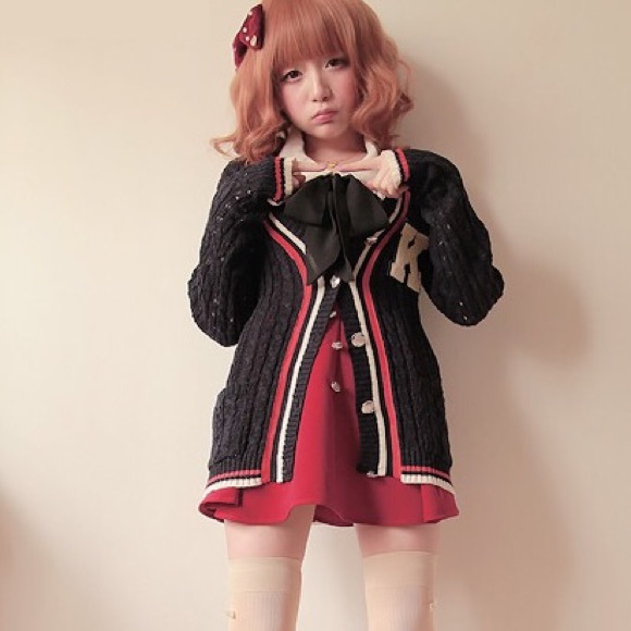 Bobon21 Varsity Student College Cardigan - Picture 2 of 4