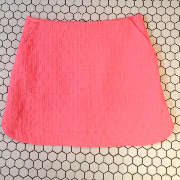 TopShop Hot pink patterned mini skirt