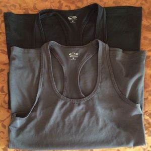 Bundle! (2) Champion Racerback Workout Tank Tops
