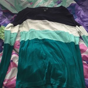 Striped long sleeve shirt