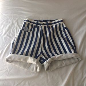 💖SOLD💖 Super High-Waisted Striped Shorts