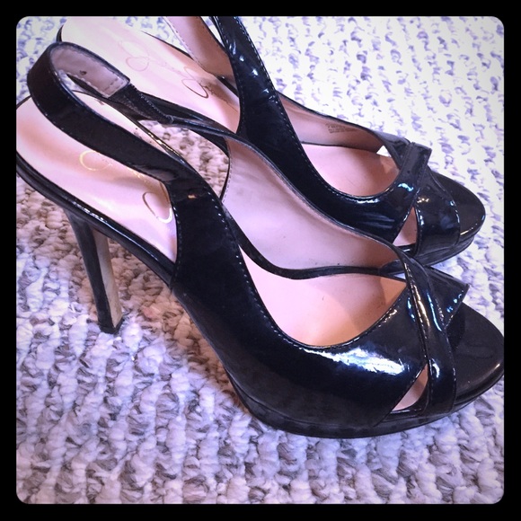 Jessica Simpson black heels