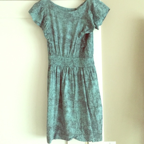 BCBGeneration size XS teal patterned dress👗