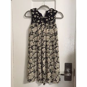 floral collared dress