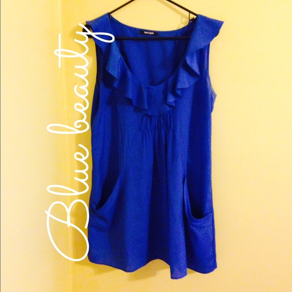 Royal Blue Daniel Rainn dress
