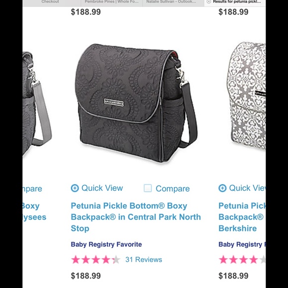 Petunia Pickle Bottom Boxy Backpack Central Park