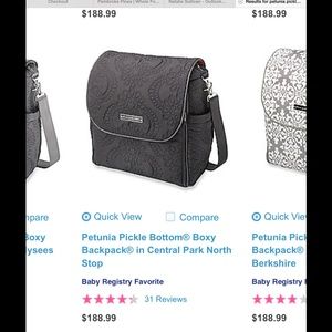 Petunia Pickle Bottom Boxy Backpack Central Park