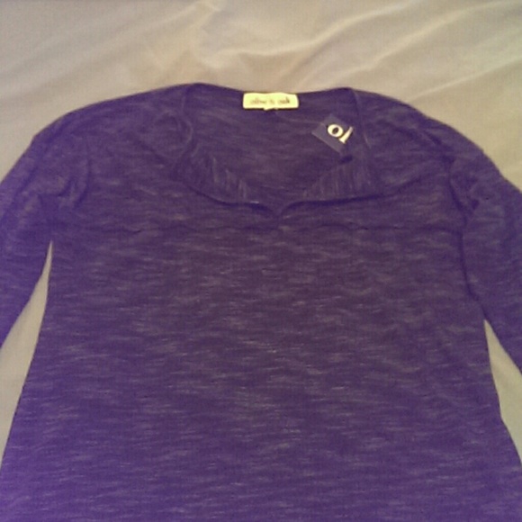 Split Back Long Sleeve Shirt