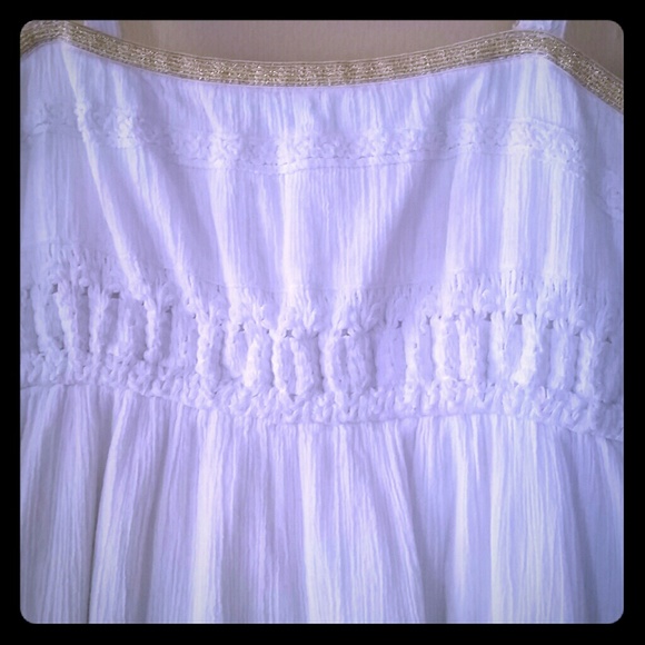 SALE White hot summer knit dress