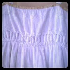 SALE White hot summer knit dress