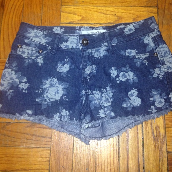 Flower printed shorts