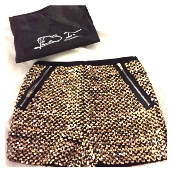Gold shorts
