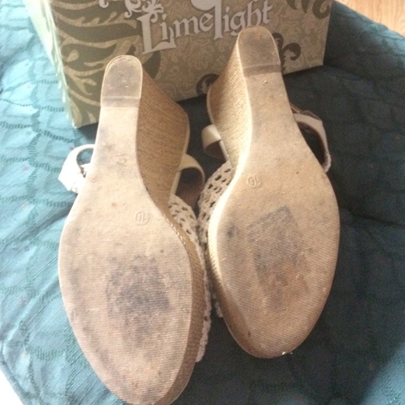 White lace wedges - Picture 3 of 3