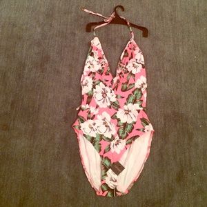 Brand new Topshop floral one piece swimsuit