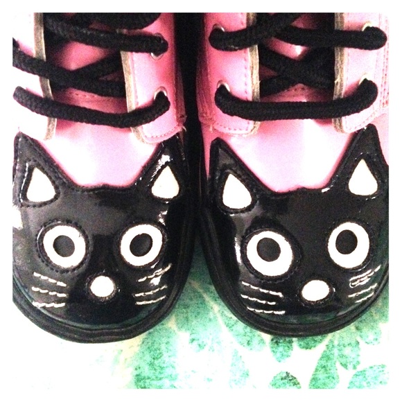 TUK patent leather boots