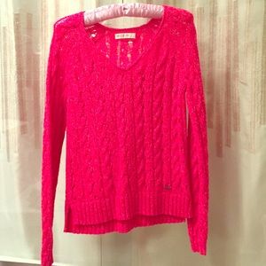 Abercrombie&Fitch pink knitted sweater