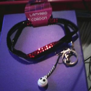 Lanyard  with disney jack on it.