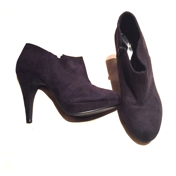 H&m black suede booties