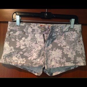 Floral denim shorts from Target
