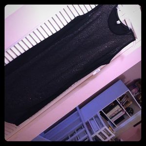 Black sequins dress
