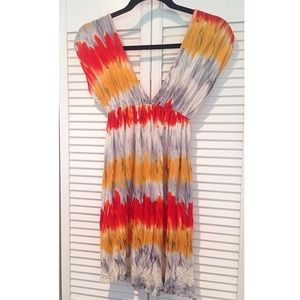 Tie-dye summer dress
