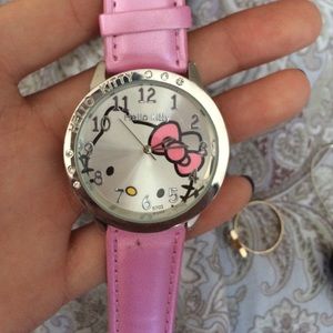 stainless steel hello kitty watch