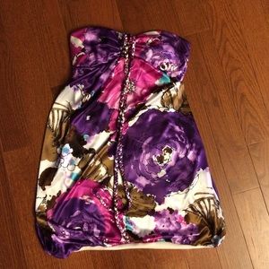 Flower design summer dress