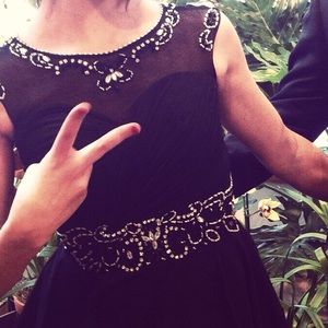 Black homecoming dress