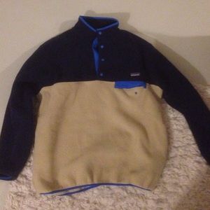 Patagonia Fleece (tan&navy)