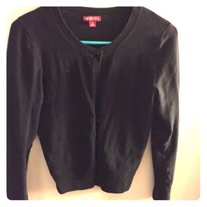 Black button down cardigan