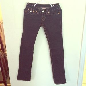 Black True Religion bootcut jeans!!