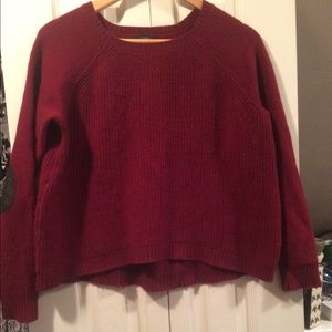 Red J. Crew Sweater
