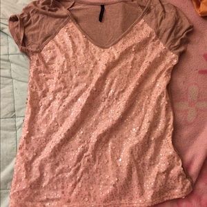 Super cute shirt with sequence detailing