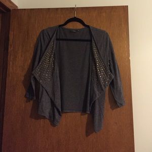 Sparkle & Fade Gray Cardigan