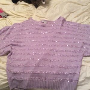 New York and company sequin sweater