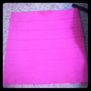 Tracy Evans pink mini pencil skirt