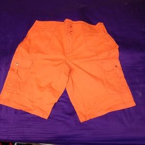 Orange Bermuda Shorts