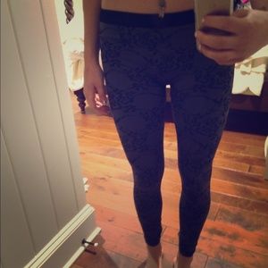 Free People Floral leggings