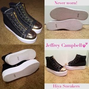Jeffrey Campbell Hiya Platform Sneakers Never Worn
