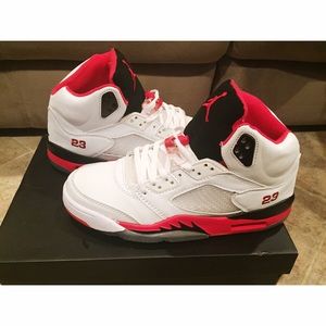 MENS Jordan 5 sneakers.