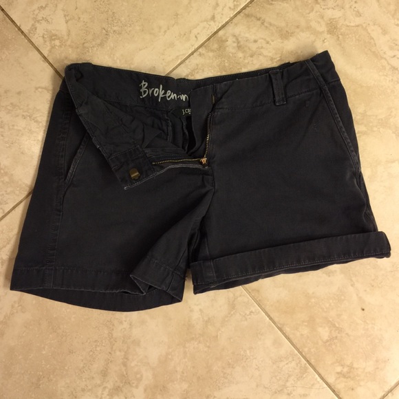 J.Crew factory broken in boyfriend shorts