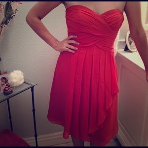 Coral dress👗