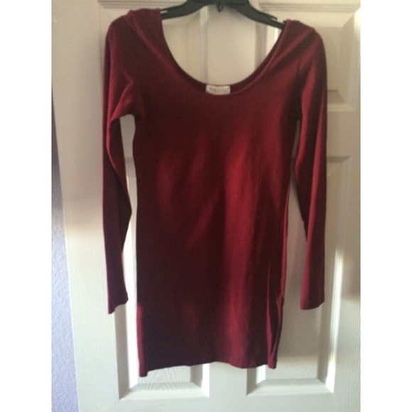 🚫SOLD🚫 Forever21 Maroon Bodycon dress