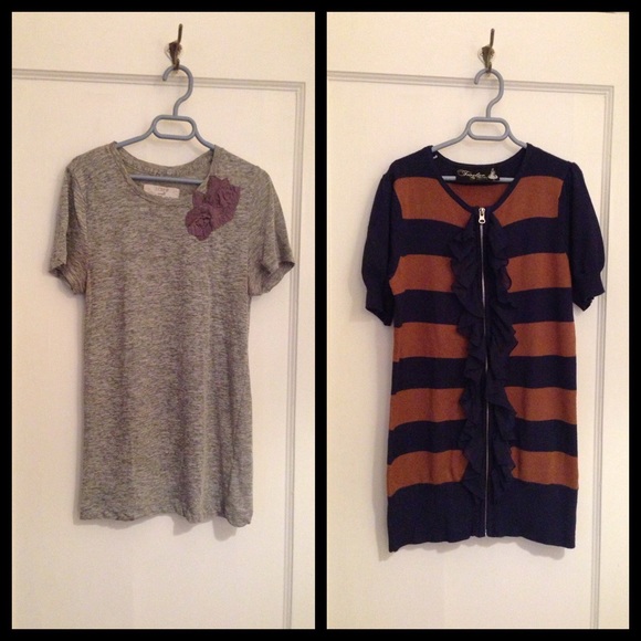Bundle Jcrew tshirt and Forever 21 sweater