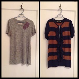 Bundle Jcrew tshirt and Forever 21 sweater