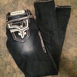 Rock revival "Kai straight" jeans