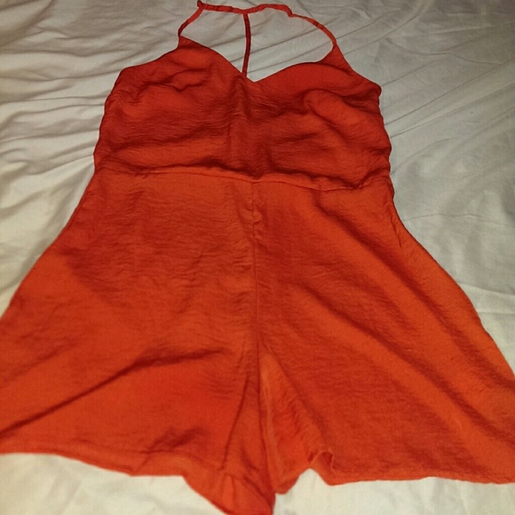 Orange Romper