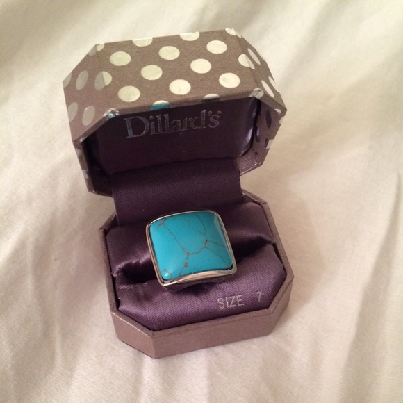 Jewelry - Sterling silver & turquoise ring size 7